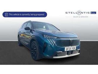 2025 peugeot 5008 1.2 hybrid 136 gt 5dr e-dsc6 hatchback petrol automatic