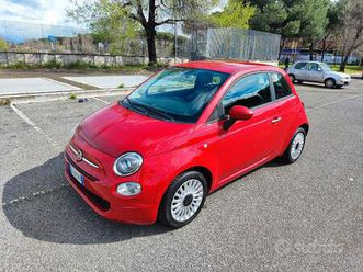fiat 500 1.2 pop. rossa, grintosa, pronta per roma