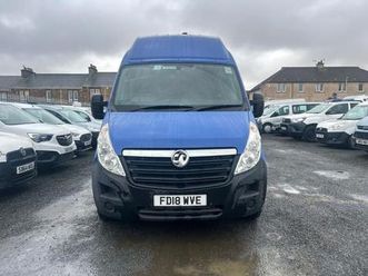 2018 vauxhall movano 2.3 cdti biturbo h3 van 145ps bi-turbo bluinjn euro6 start-stop panel van ...
