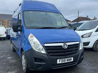 2018 vauxhall movano 2.3 cdti biturbo h3 van 145ps biturbo blueinj startstop euro6 ulez panel va...