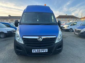 2019 vauxhall movano 2.3 cdti biturbo h3 van 145ps bluinjn 145bhp startstop eur06 ulez panel van...